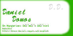 daniel domos business card